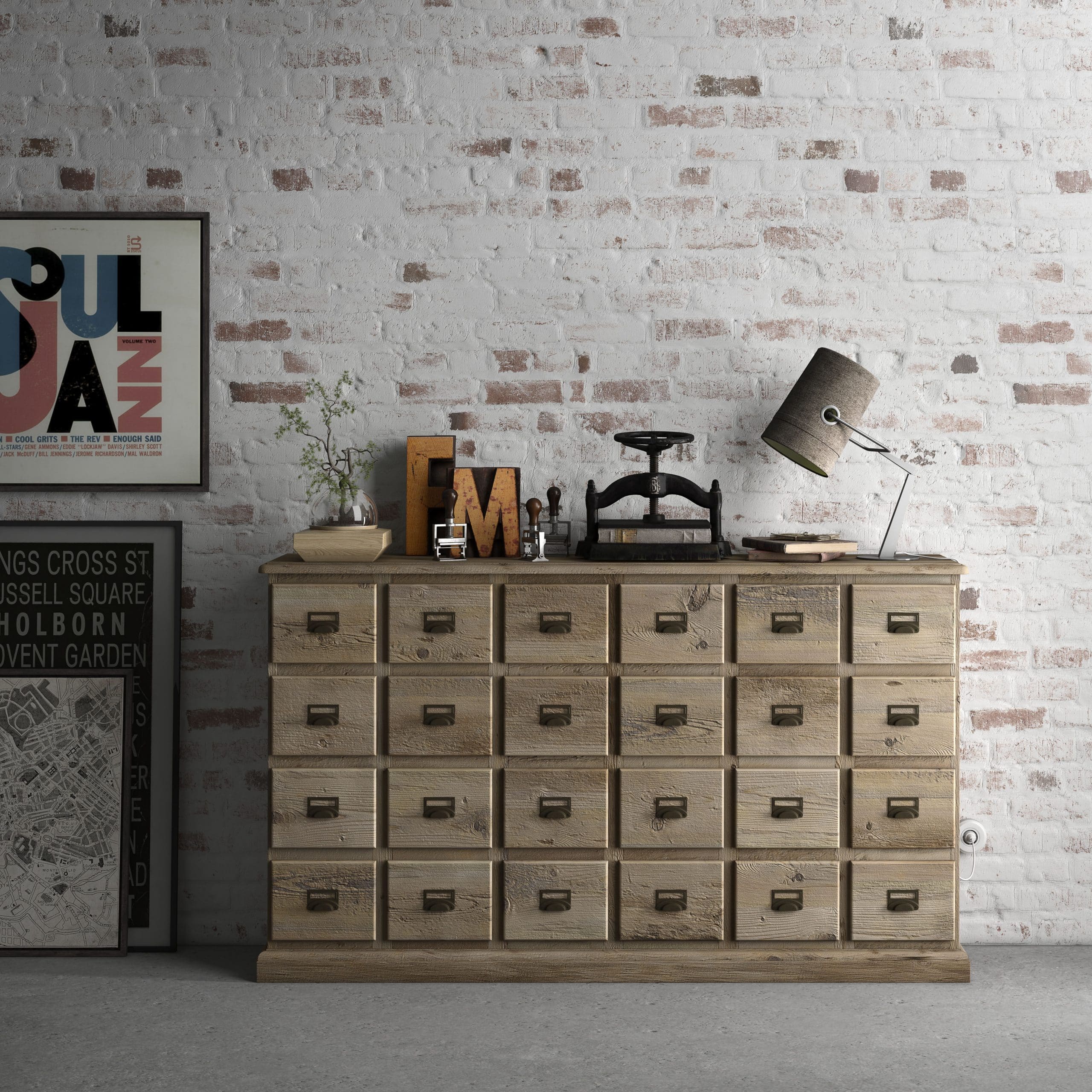 Kassettenschrank | alte Tanne