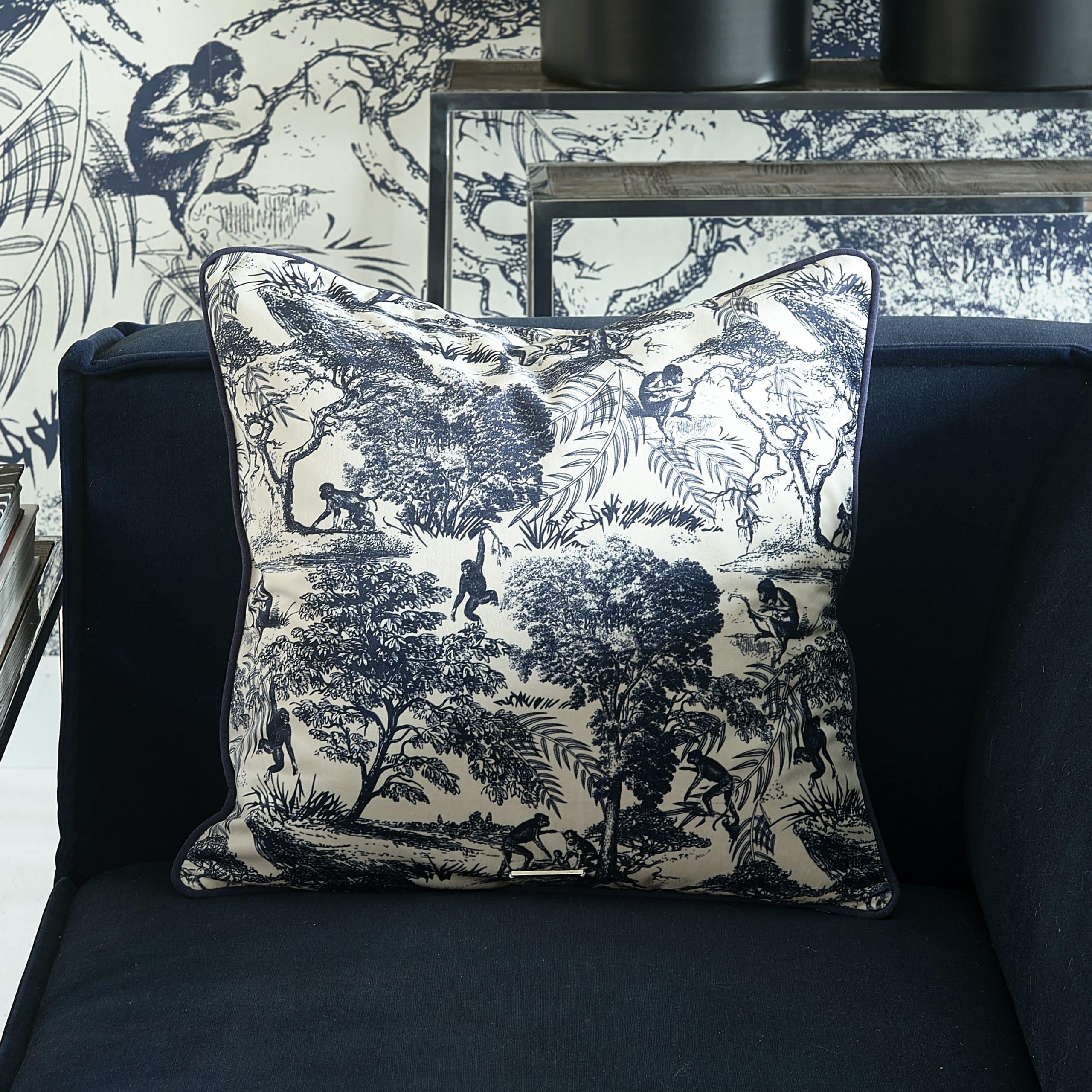 Toile Printed Kissenbezug - Rivièra Maison
