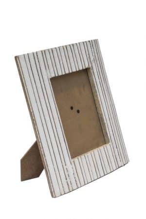 Fotorahmen in weißem Holz