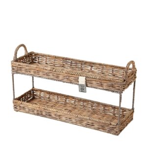 Rustic Rattan Double Tray | Rivièra Maison