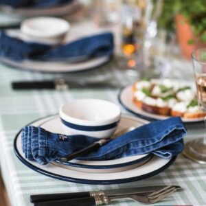 Baumwolle Twill Denim Serviette