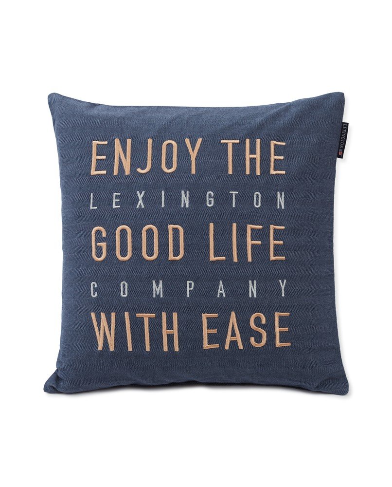 Good Life Kissenbezug blau