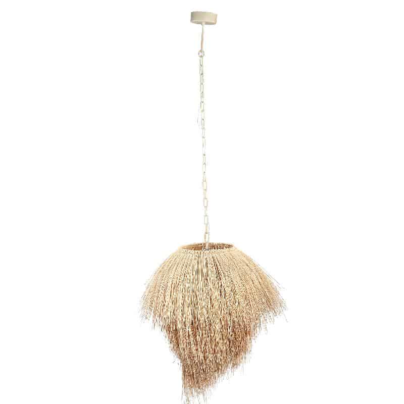 Rattan Hängelampe Tropfenform Aisling | PTMD