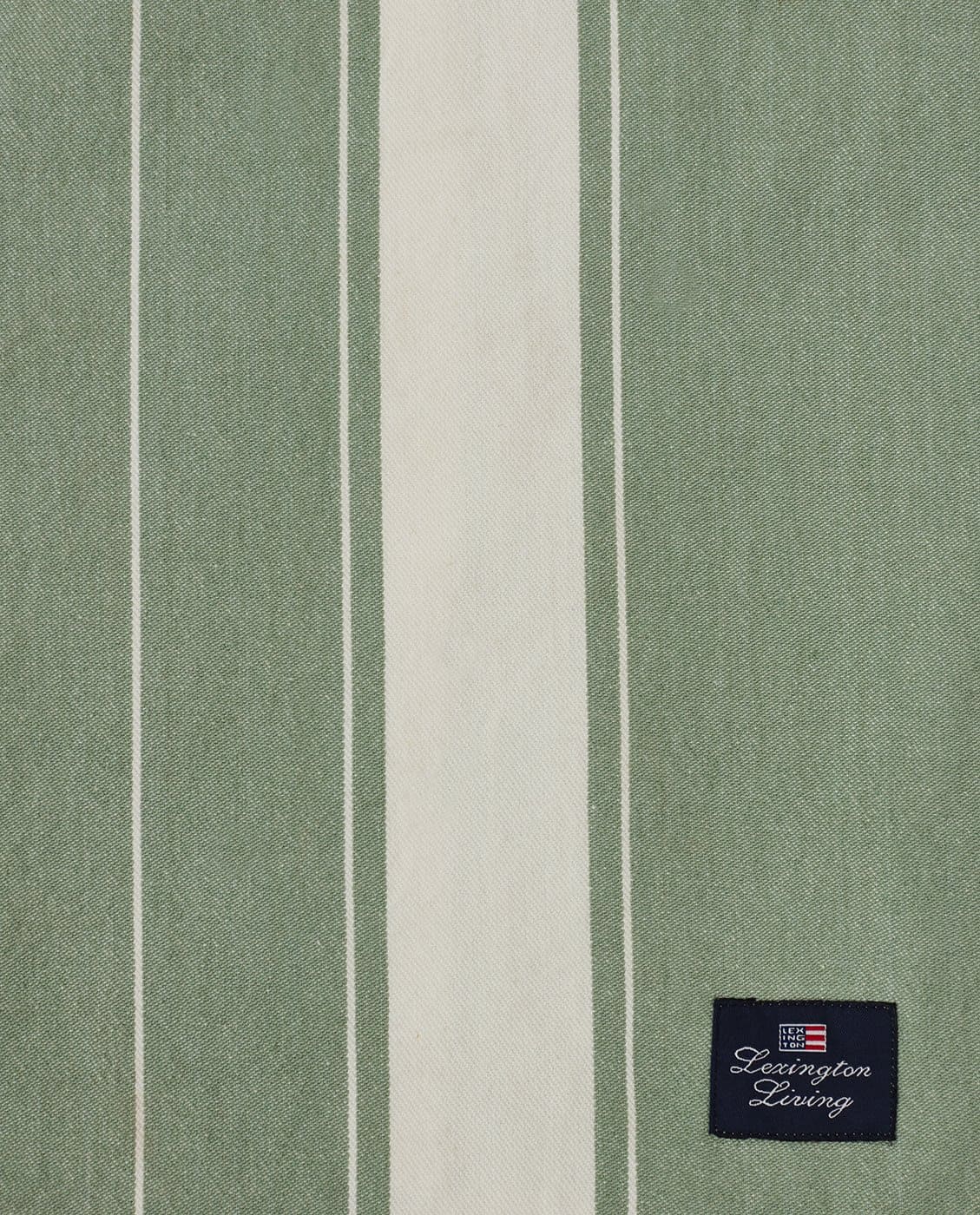 Striped Organic Cotton Rips Runner - Tischläufer mit frühlingshaftem Streifendesign