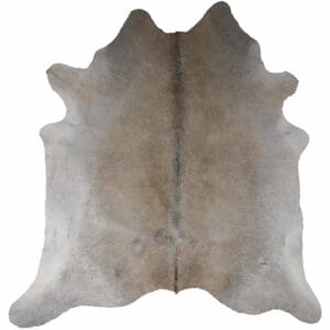 Kuhfell Teppich grey beige
