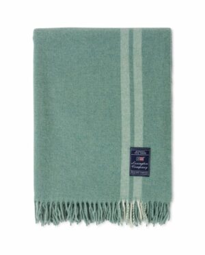 Side Striped Recycled Wool Throw