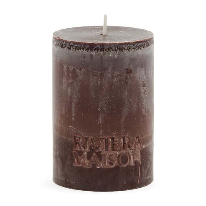 Pillar Candle Eco dark brown