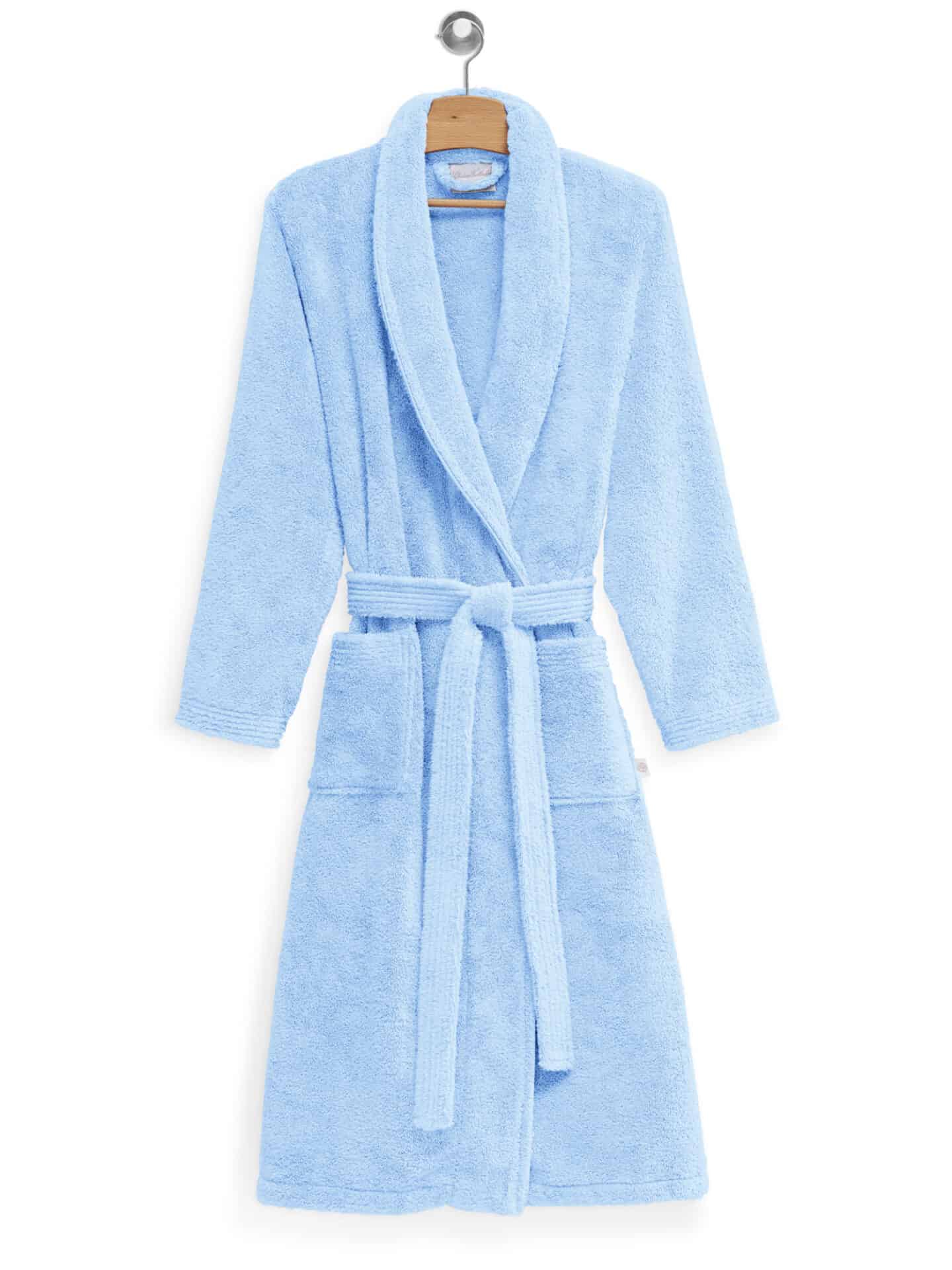 Bademantel Cocoon hellblau