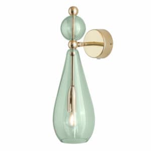 Wandlampe Smykke M in grün von EBB & FLOW