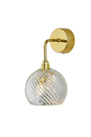 Wandlampe Rowan Crystal S Swirl