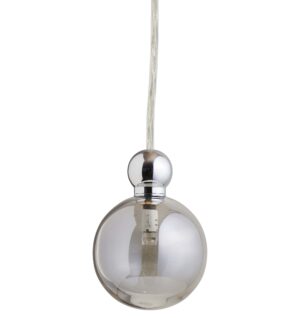 Uva Hängeleuchte M | shiny silver