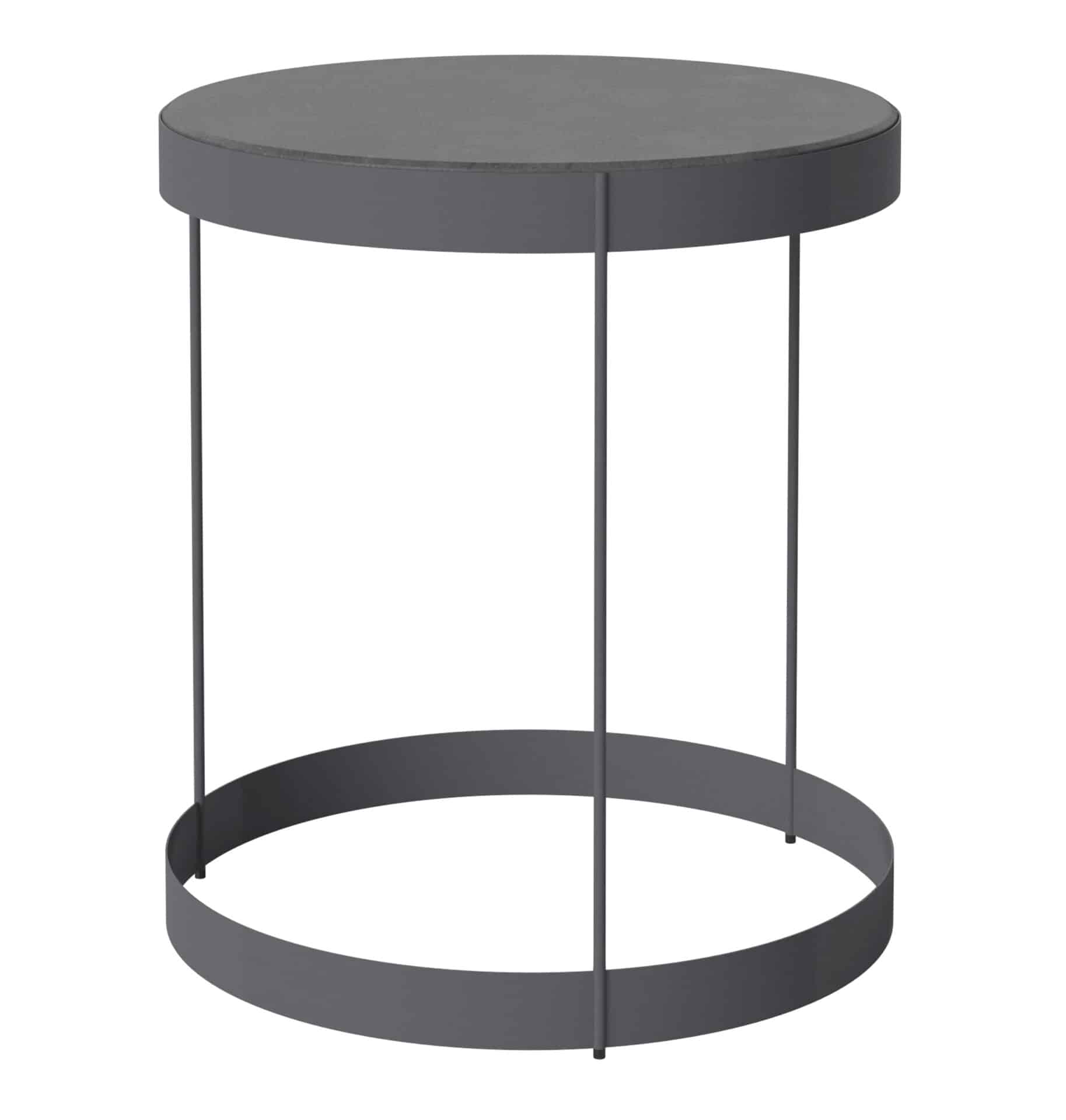 Outdoor Couchtisch Ø 40 cm aus Beton