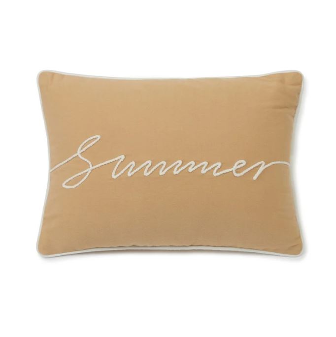 Summer Baumwolltwill Kissen beige