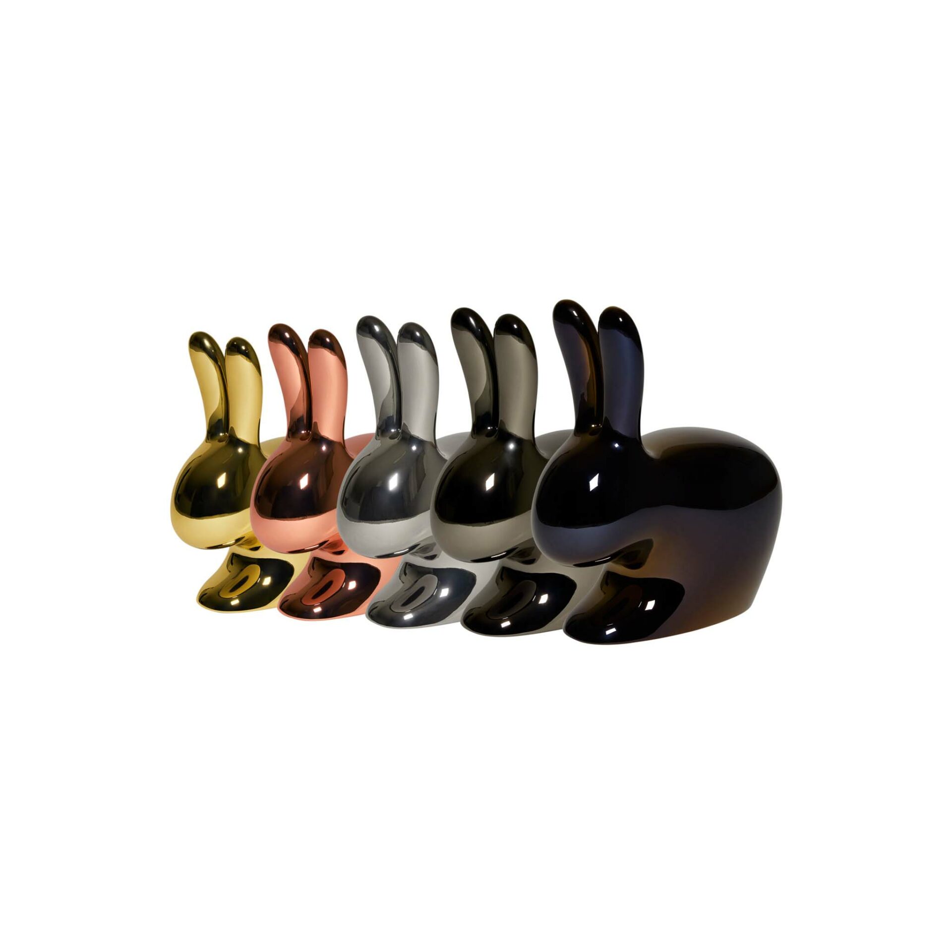 Freudenreich Interior Design | Rabbit Chair Baby metal finish