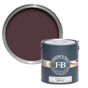Freudenreich Interior Design | farrow&ball Dead Flat No.222 Brinjal 2,5L