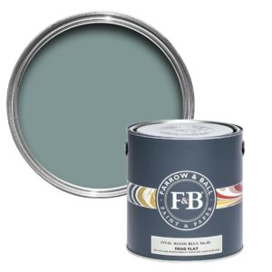 Freudenreich Interior Design | farrow&ball Dead Flat No.85 Oval Room Blue 2,5L