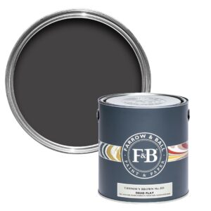 Freudenreich Interior Design | farrow&ball Dead Flat No.255 Tanners Brown 2,5L