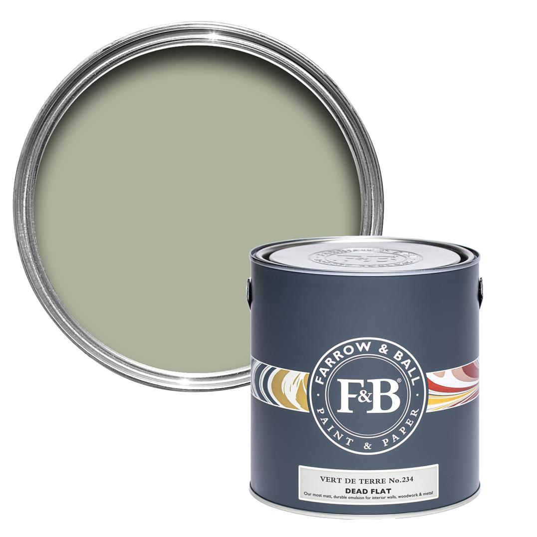 Freudenreich Interior Design | farrow&ball Dead Flat No.234 Vert De Terre 2,5L Freudenreich Interior Design | farrow&ball Dead Flat No.234 Vert De Terre 2,5L