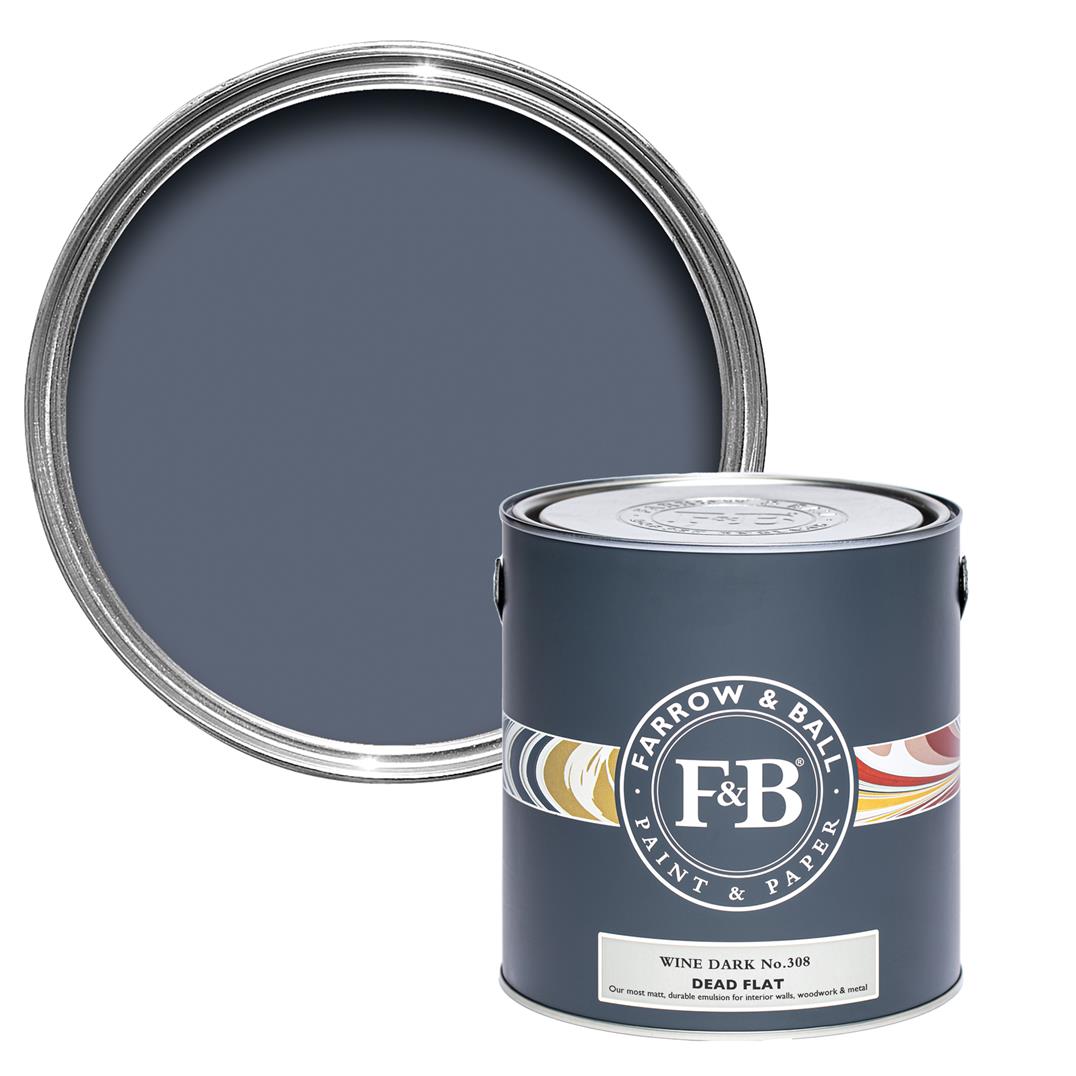 Freudenreich Interior Design | farrow&ball Dead Flat No.308 Wine Dark 2,5L Freudenreich Interior Design | farrow&ball Dead Flat No.308 Wine Dark 2,5L