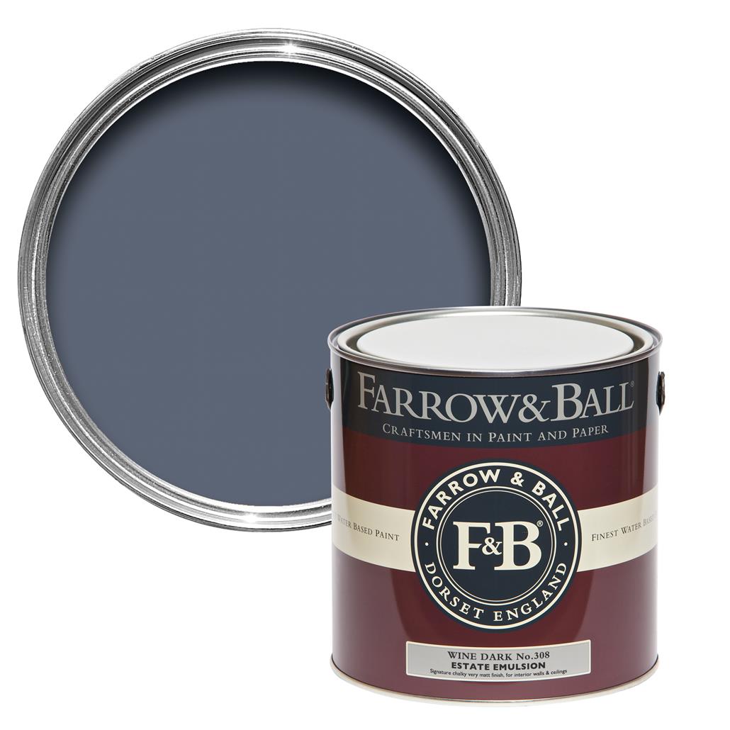Freudenreich Interior Design | farrow&ball Estate Emulsion No.308 Wine Dark 2,5L Freudenreich Interior Design | farrow&ball Estate Emulsion No.308 Wine Dark 2,5L
