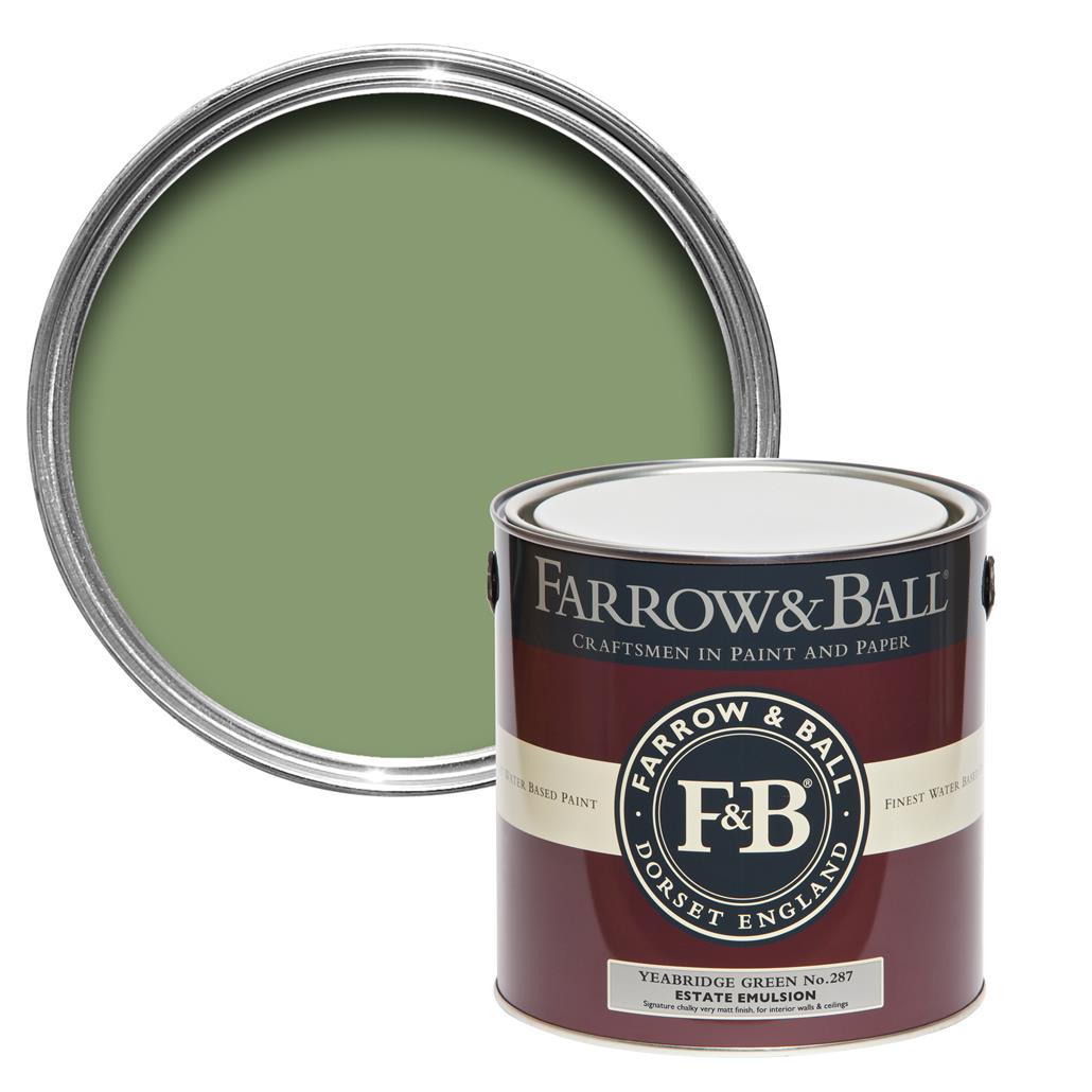 Freudenreich Interior Design | farrow&ball Estate Emulsion No.287 Yeabridge Green 2,5L Freudenreich Interior Design | farrow&ball Estate Emulsion No.287 Yeabridge Green 2,5L