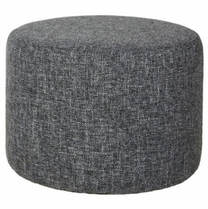 Freudenreich Interior Design | Pouf Grau Leinen Groß