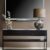 TV Bank Penthouze Schwarz