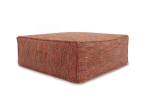Freudenreich Interior Design | Silky Pouf eckig in terracotta