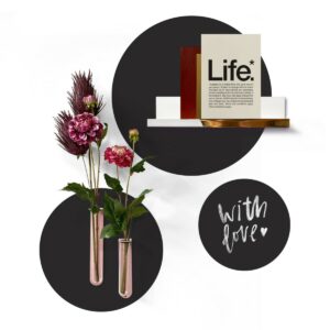Freudenreich Interior Design | Magnet Kreidesticker schwarz 3er Set