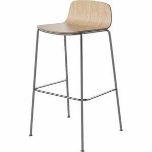Freudenreich Interior Design | Barstuhl Palm in Eiche weiß pigmentiert geölt H 76 cm