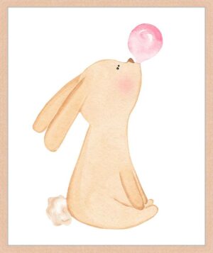 Freudenreich Interior Design | Bunny Blowing Bubble Gum