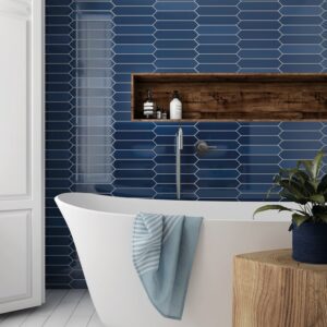 Freudenreich Interior Design | Fliesen Equipe Arrow adriatic blue