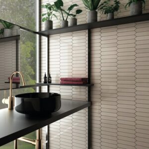 Freudenreich Interior Design | Fliesen Equipe Arrow gardenia cream
