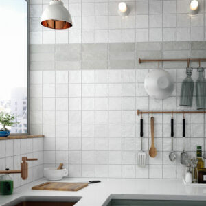 Freudenreich Interior Design | Fliesen Equipe Mallorca White and Green