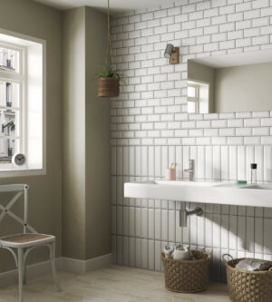 Freudenreich Interior Design | Fliesen Equipe Metro White Matt