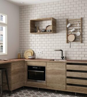Freudenreich Interior Design | Fliesen Equipe Metro Cream