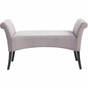 Freudenreich Interior Design | Bank Motley Velvet silbergrau
