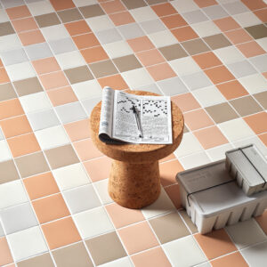 Freudenreich Interior Design | Fliese Pixel41 powder und terra und almond und pearl und mud