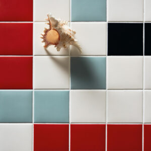 Freudenreich Interior Design | Fliese Pixel41 nude und powder und vanilla und celadon