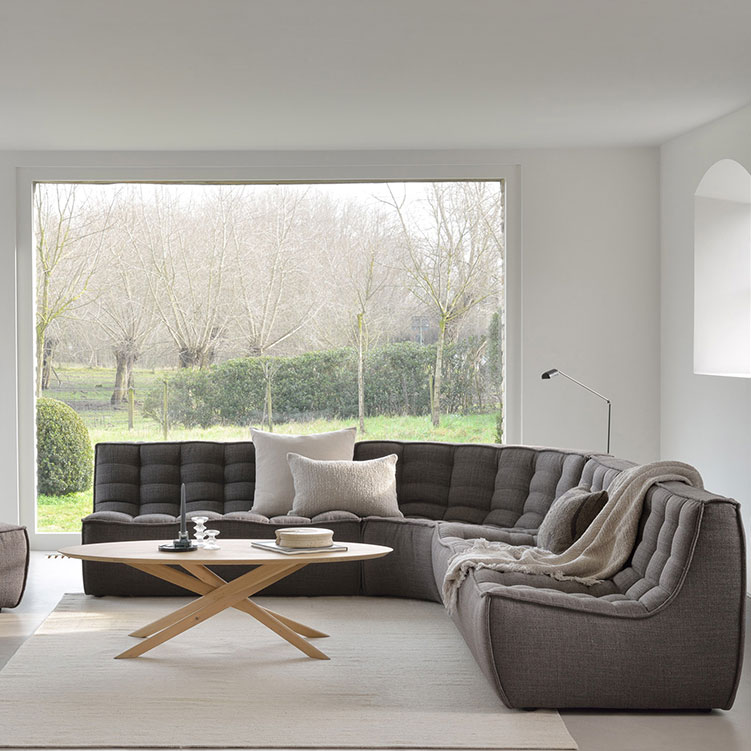 Freudenreich Interior Design | 2-Sitzer Sofa N701 dunkelgrau Freudenreich Interior Design | 2-Sitzer Sofa N701 dunkelgrau