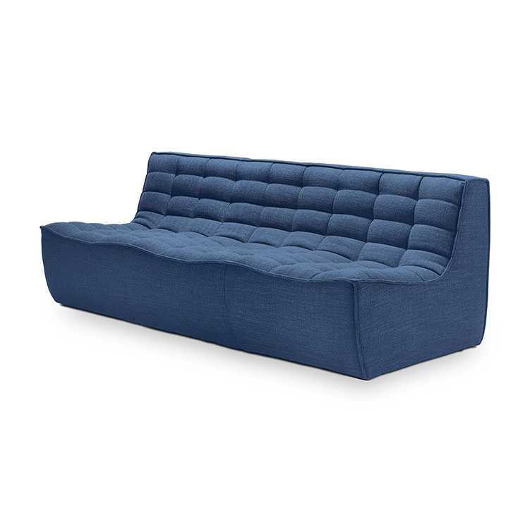 Freudenreich Interior Design | 3-Sitzer Sofa N701 blau Freudenreich Interior Design | 3-Sitzer Sofa N701 blau