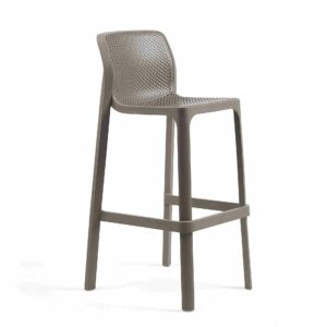 Freudenreich Interior Design| Outdoor Barhocker Net tortora