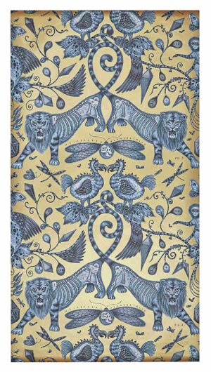 Freudenreich Interior Design | Tapete Extinct blue
