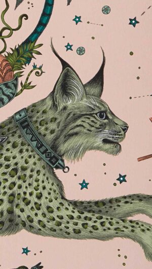 Freudenreich Interior Design | Tapete Lynx pink