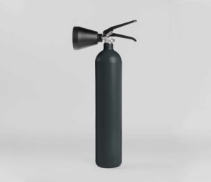 Freudenreich Interior Design | CO2 Feuerlöscher Fara middle grey