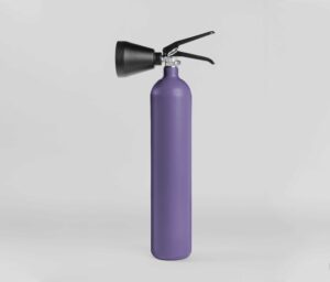 Freudenreich Interior Design | CO2 Feuerlöscher Fara new lila