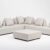 Outdoor Lounge Felicitas creme