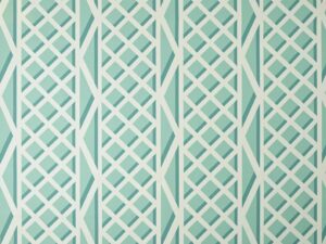 Freudenreich Interior Design | Outdoorstoff Treillage Bleu