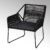 Outdoor Loungesessel Amaya schwarz