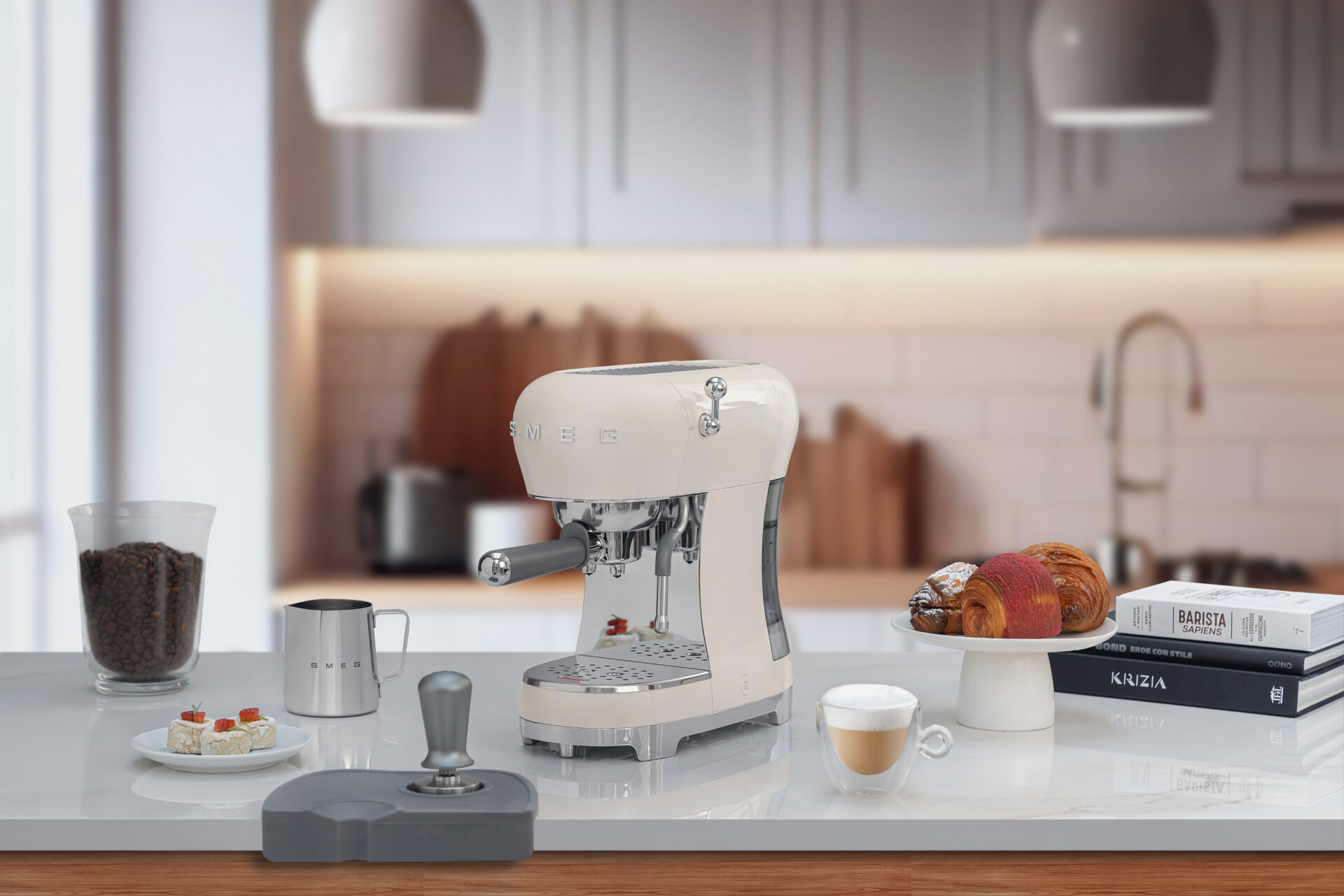 Freudenreich Interior Design | Espresso-Kaffeemaschine creme